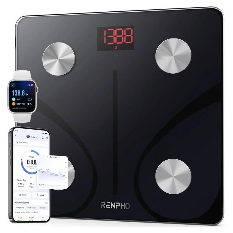 RENPHO Smart Scale for Body Weight, BMI & Body Fat, 13 Metrics, Elis 1